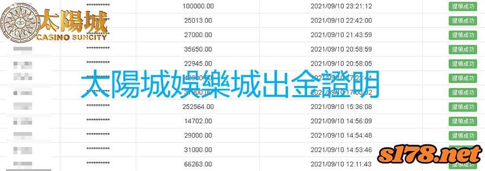 太陽城杜絕不出金保證讓你滿意