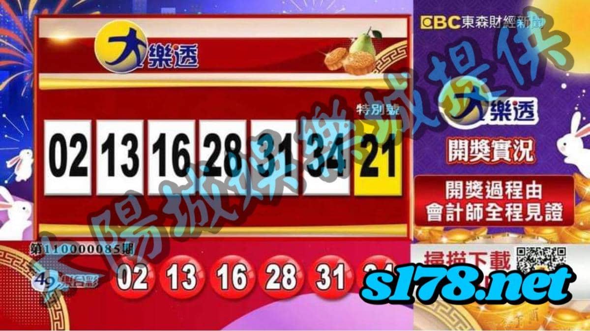 大樂透中秋節加碼、大樂透中秋加碼開獎號碼