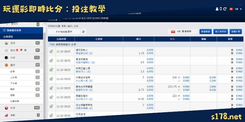 玩運彩即時比分:MLB玩法介紹
