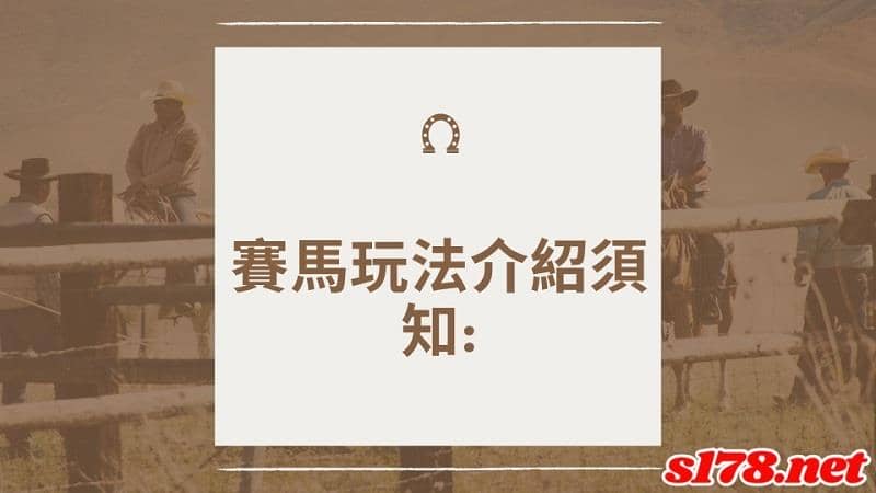賽馬玩法