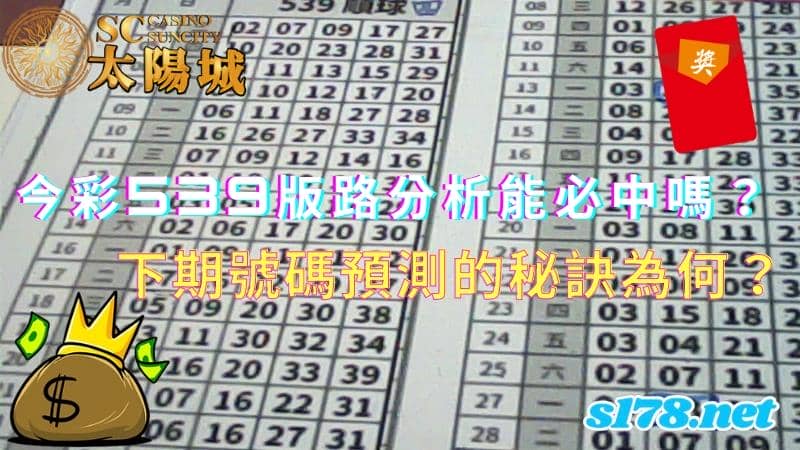 今彩539版路分析