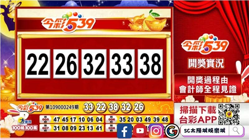 539開獎
